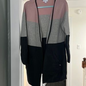 Open front cardigan